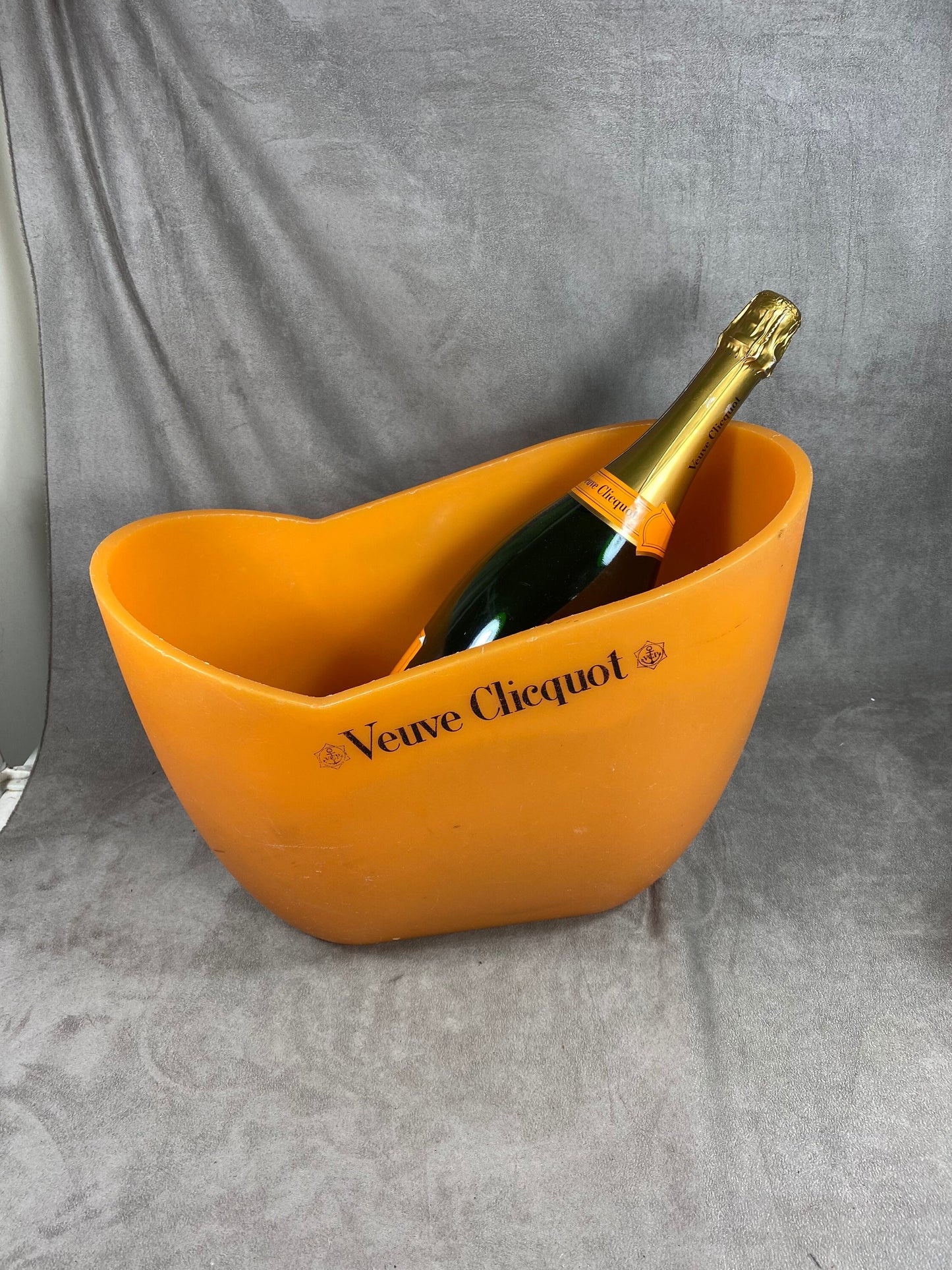 RARE Veuve Clicquot Grande vasque à champagne pour bouteille de champagne Veuve Clicquot, Champagne , Cadeau Champagne Made in France