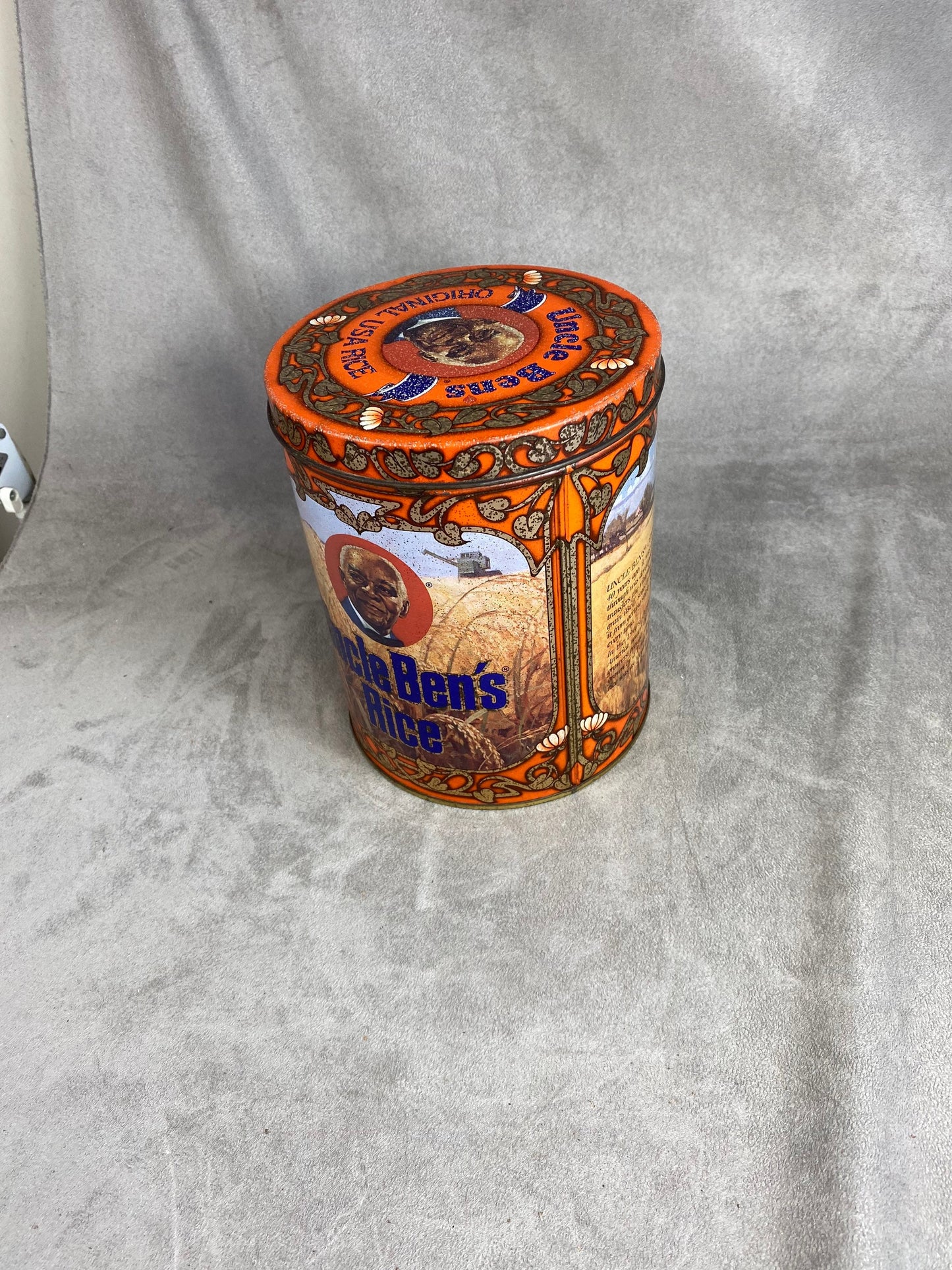 Boite vintage en tôle Uncle Bens, Made in France, Vintage 1970