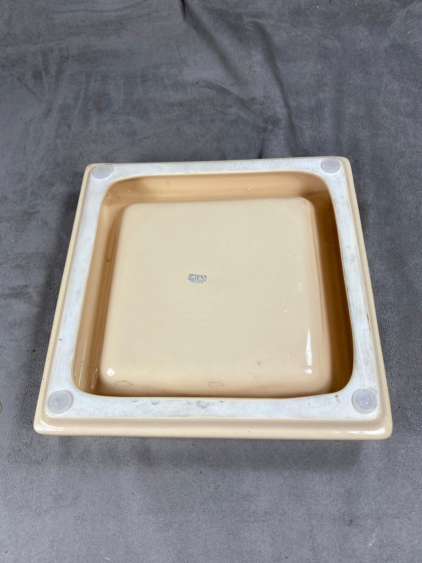 GIEN France Vintage Dewar's Scotch Whisky Porcelain Ashtray