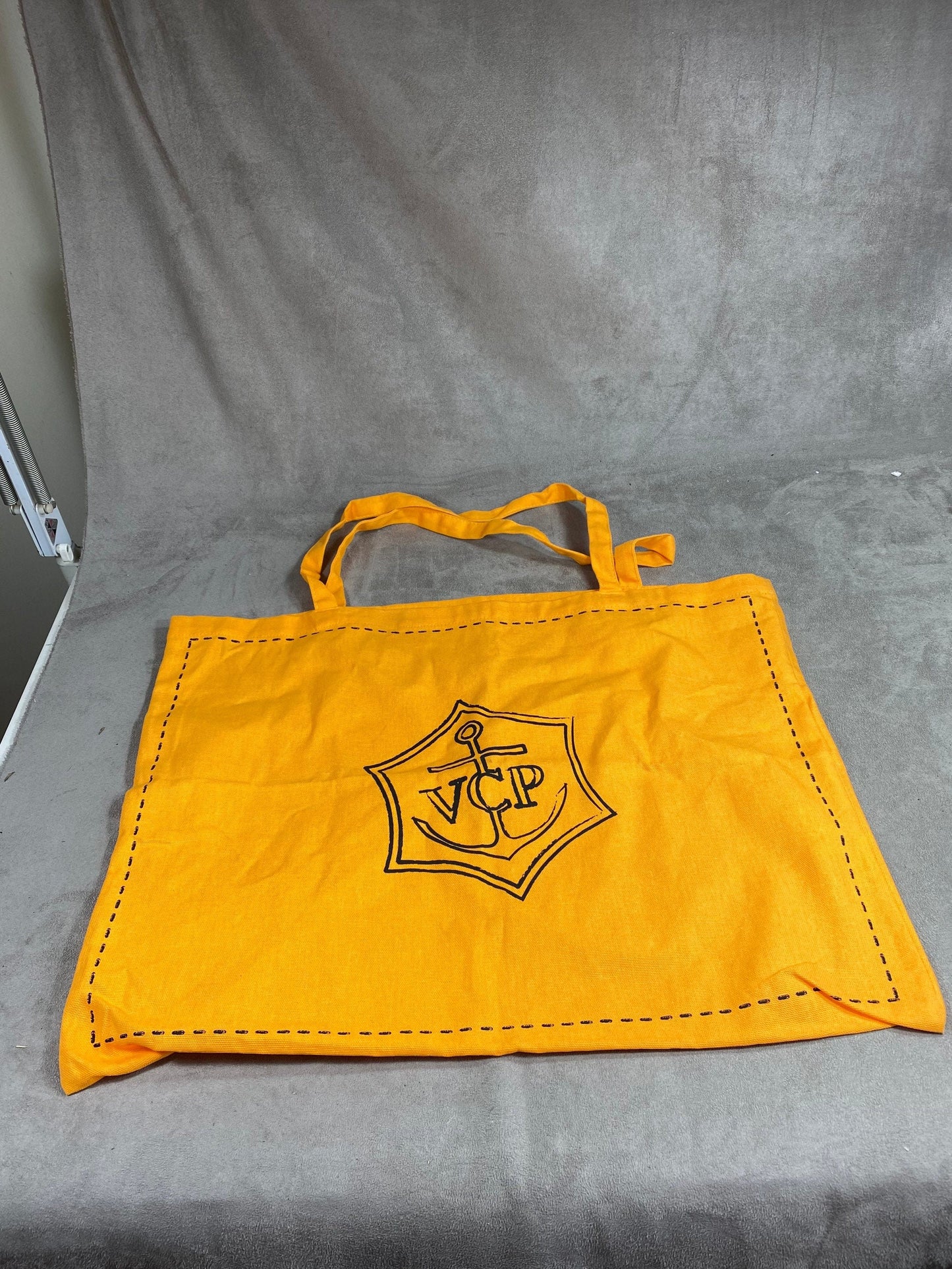 Veuve Clicquot Tote bag orange champagne en coton vintage Made in france