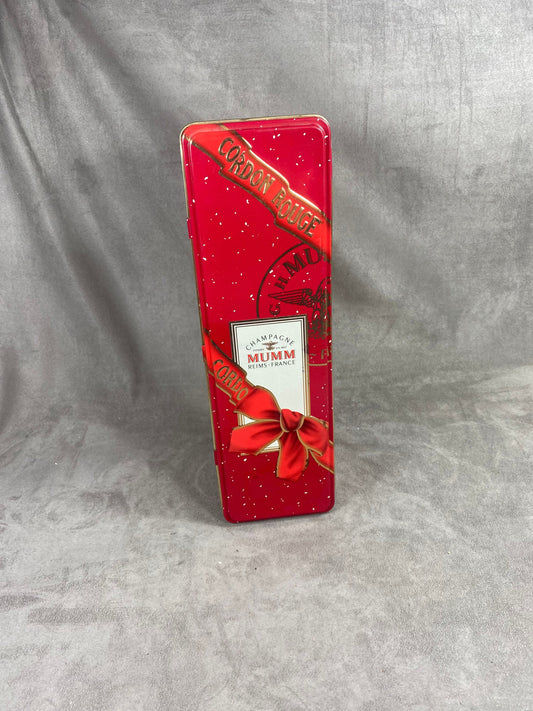 Vintage Mumm Cordon Rouge Champagne Box Made in France