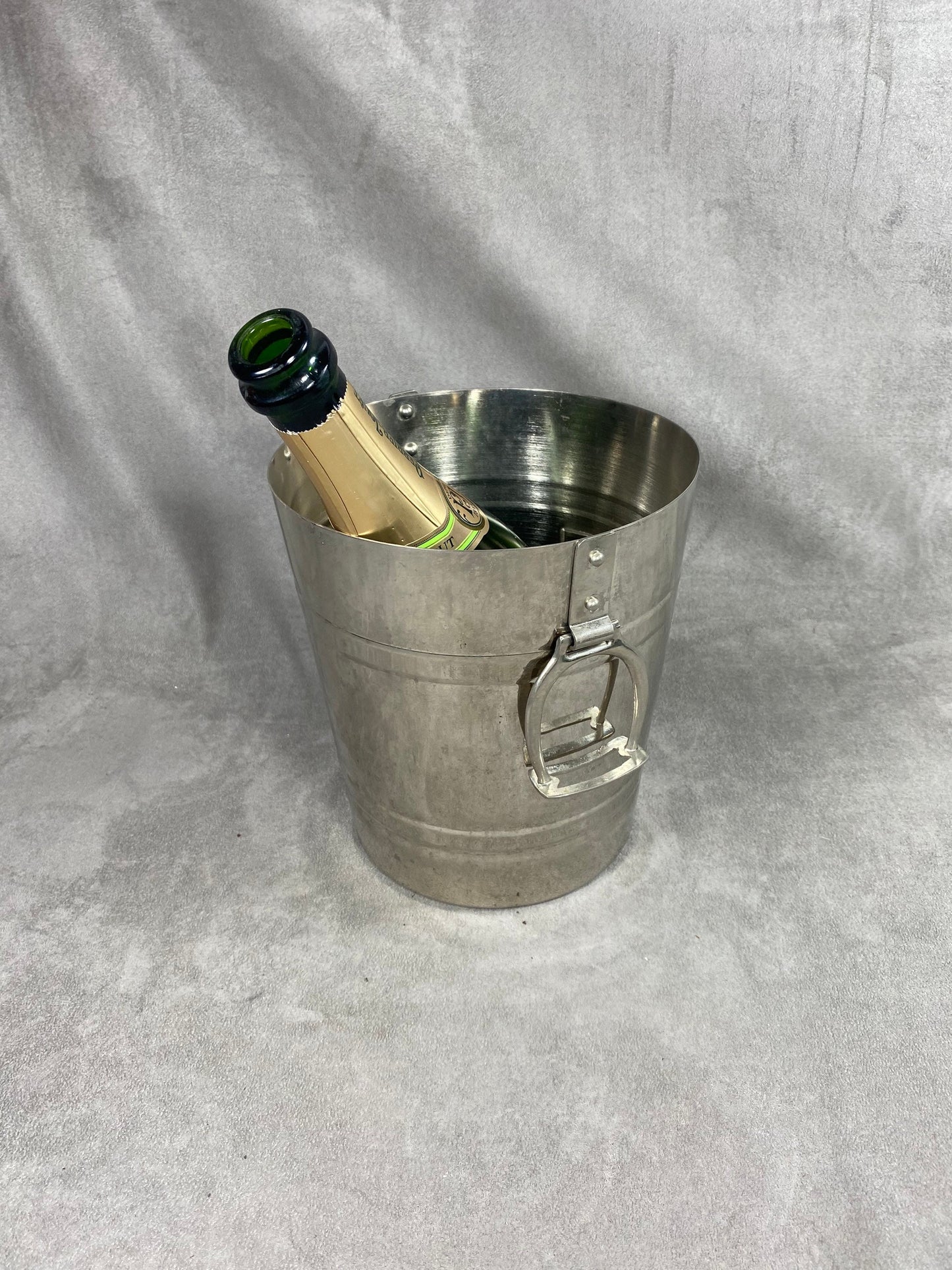 RARE Perrier-Jouët Silver-Plated Champagne Bucket Mellerio for Perrier-Jouët 1940s