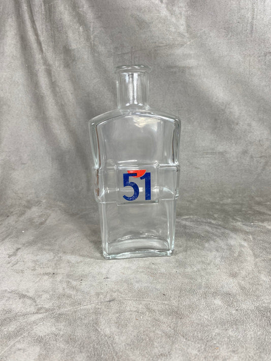 Pastis Pitcher 51 Vintage Retro Glass Water Pitcher Made in France 1970s