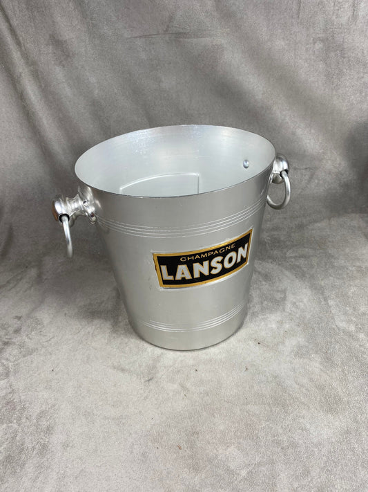Seau à champagne Lanson  en aluminium  Champagne Lanson vintage