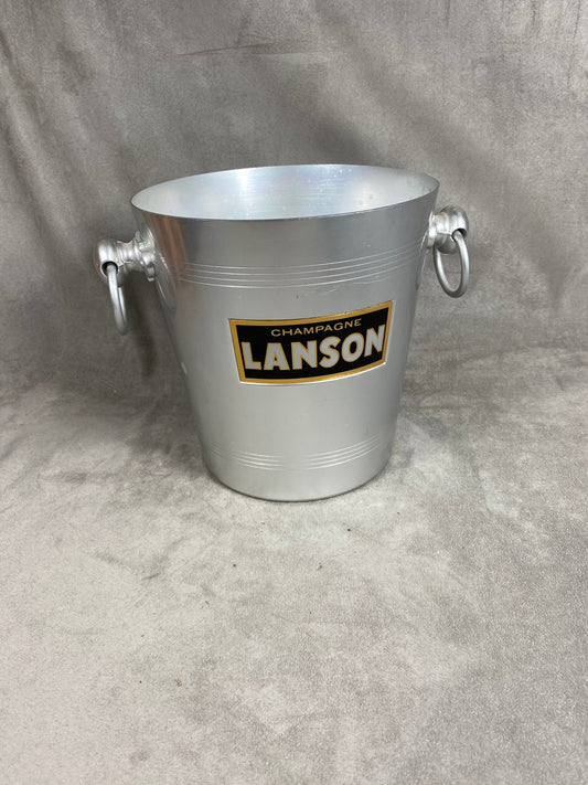 Seau à champagne Lanson  en aluminium  Champagne Lanson vintage
