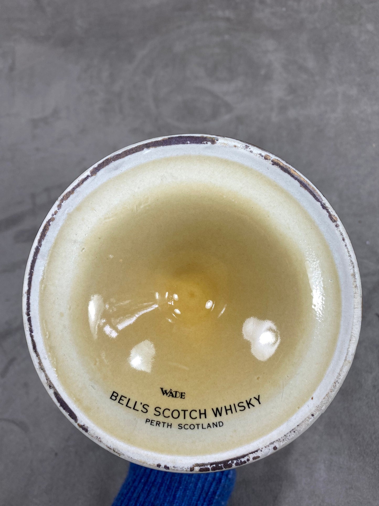 Ceramic Advertising Jug, Bell's Whisky, Made in England, Vintage 1980