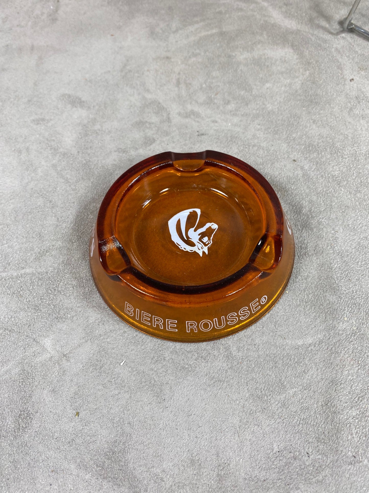 Glass Advertising Ashtray, George Killian's, Made in France, Vintage 1980