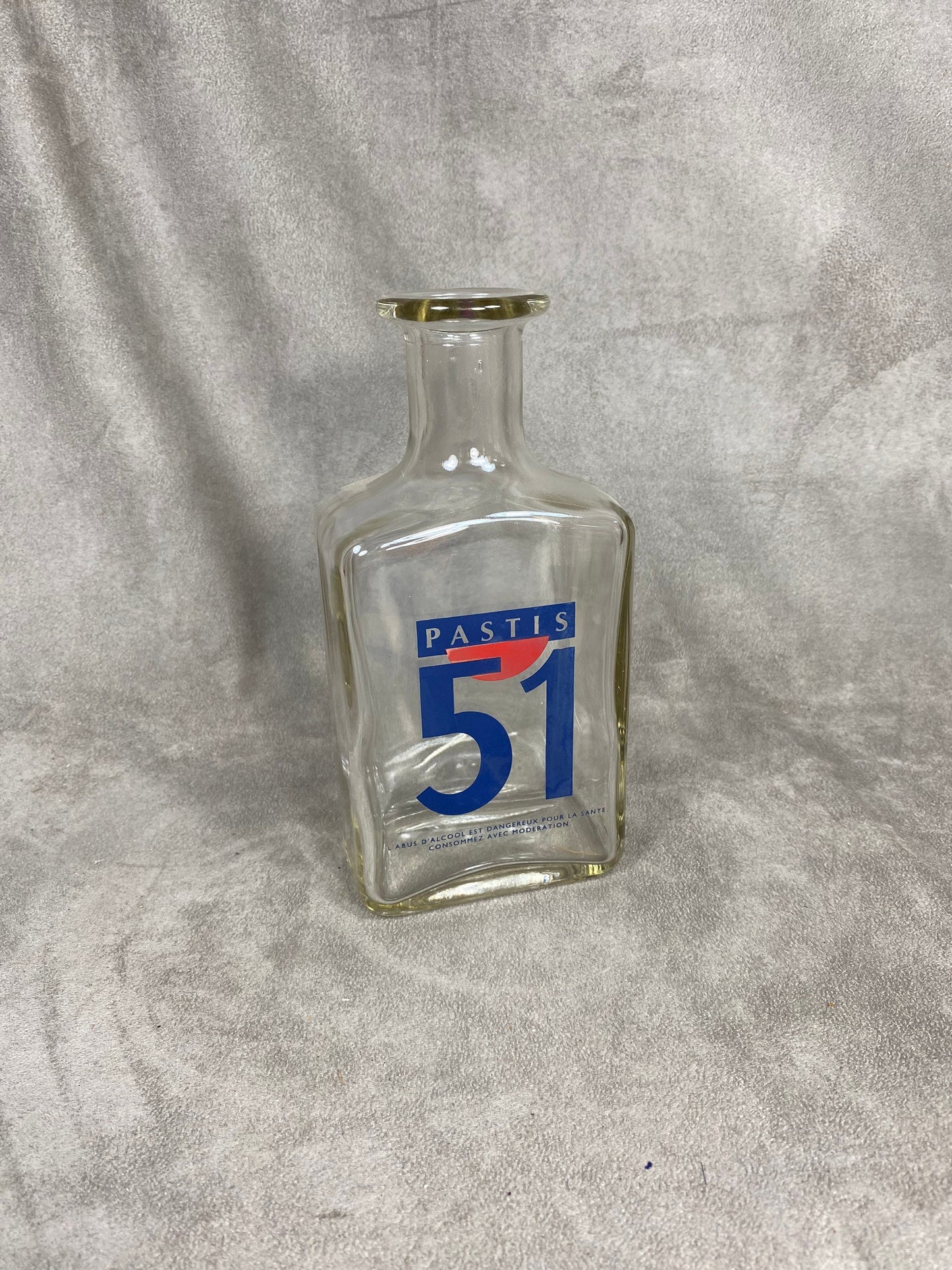 Pastis Pitcher 51 Vintage Retro Glass Water Pitcher Made in France 1970s