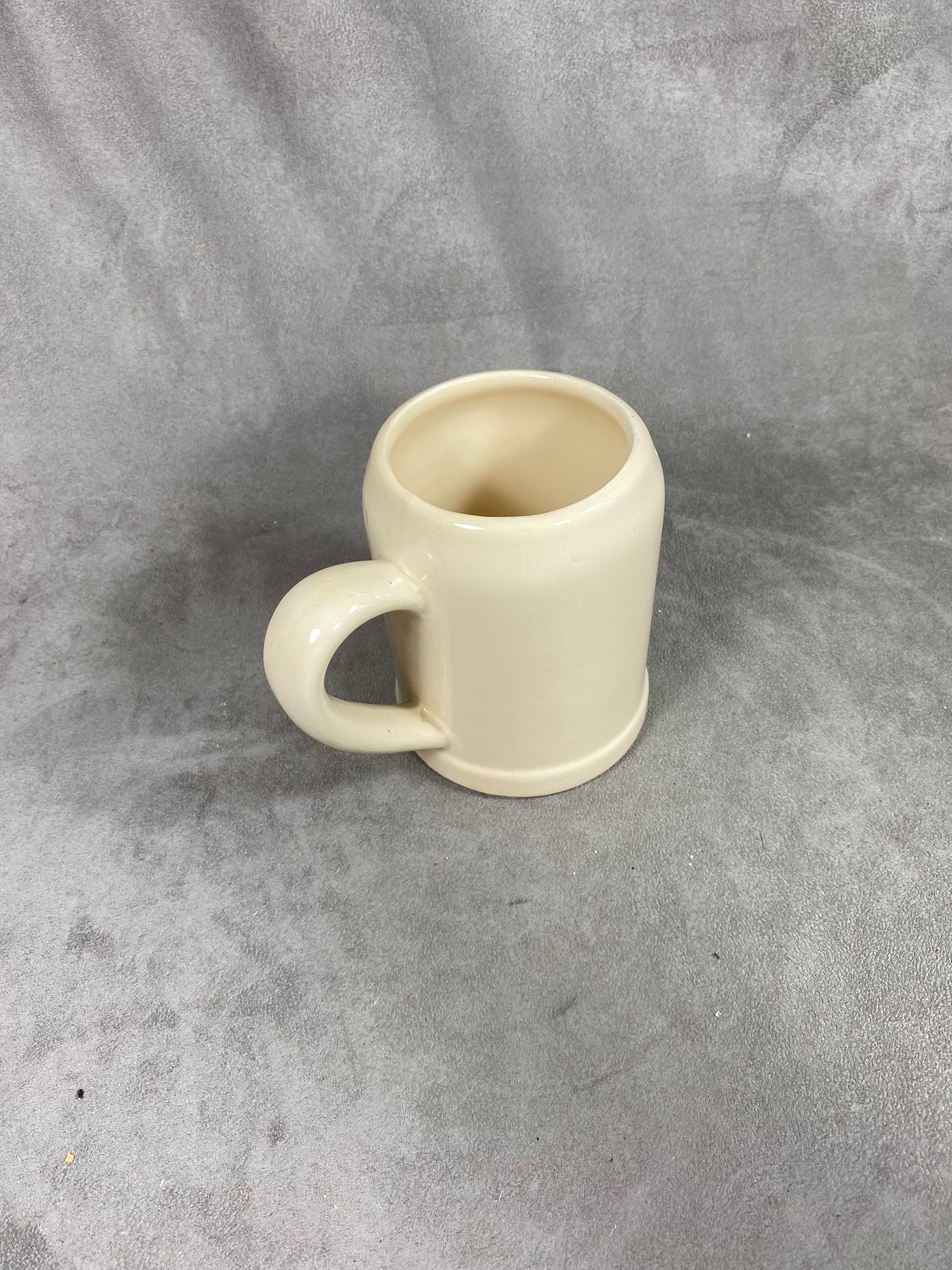 Vintage ceramic Kronenbourg beer mug Made in Belgium