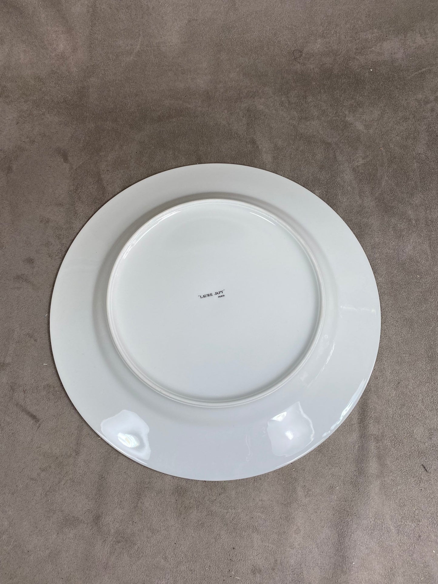 VERY RARE Assiette plat de céremonie Veuve Clicquot Ponsardin pour Jean Ferniot vintage en porcelaine par Laure Japy Champagne Reims France