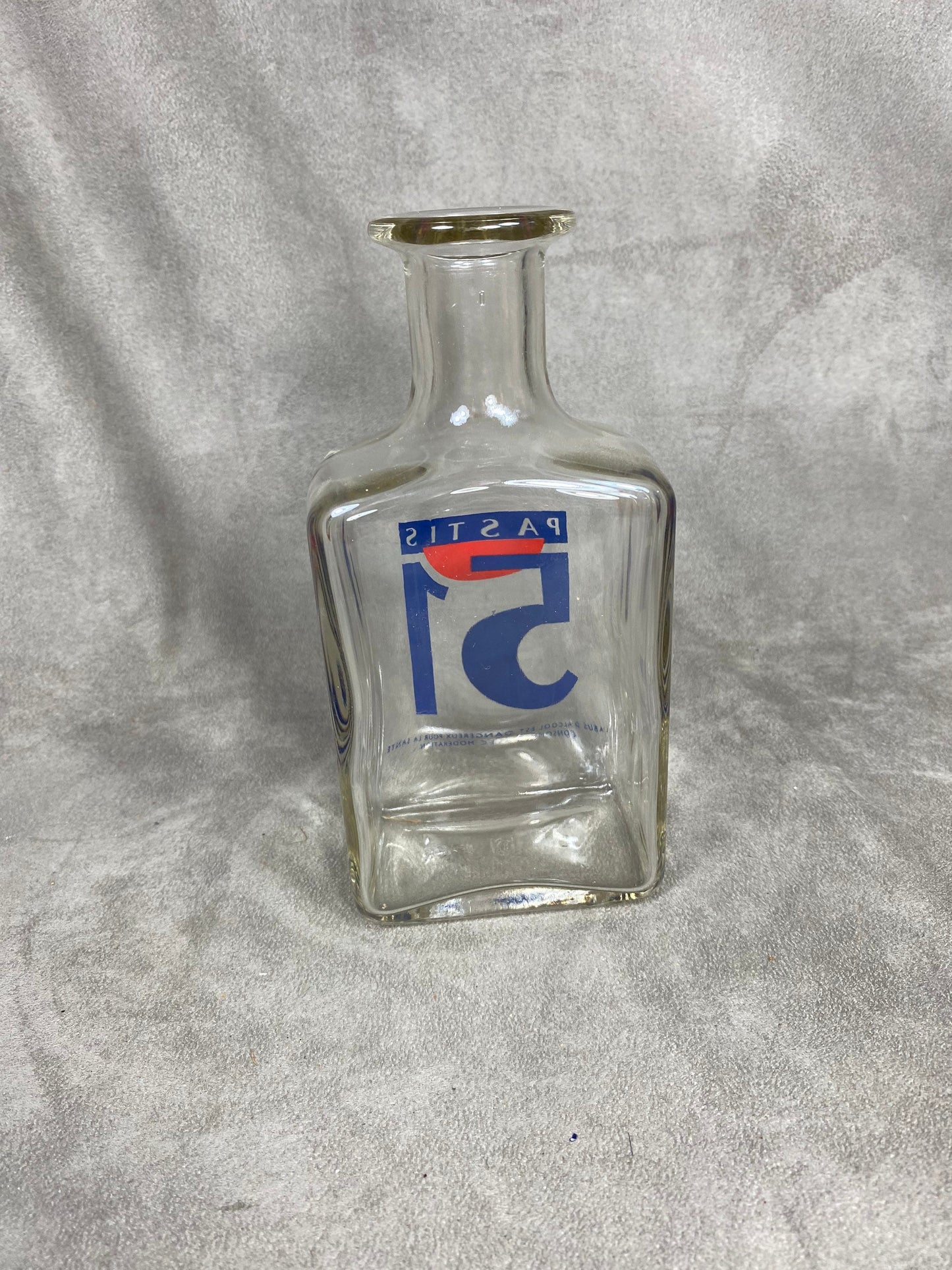 Pastis Pitcher 51 Vintage Retro Glass Water Pitcher Made in France 1970s