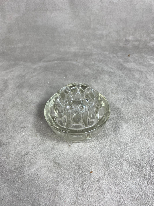 Vintage glass 9-hole flower picker Made in France