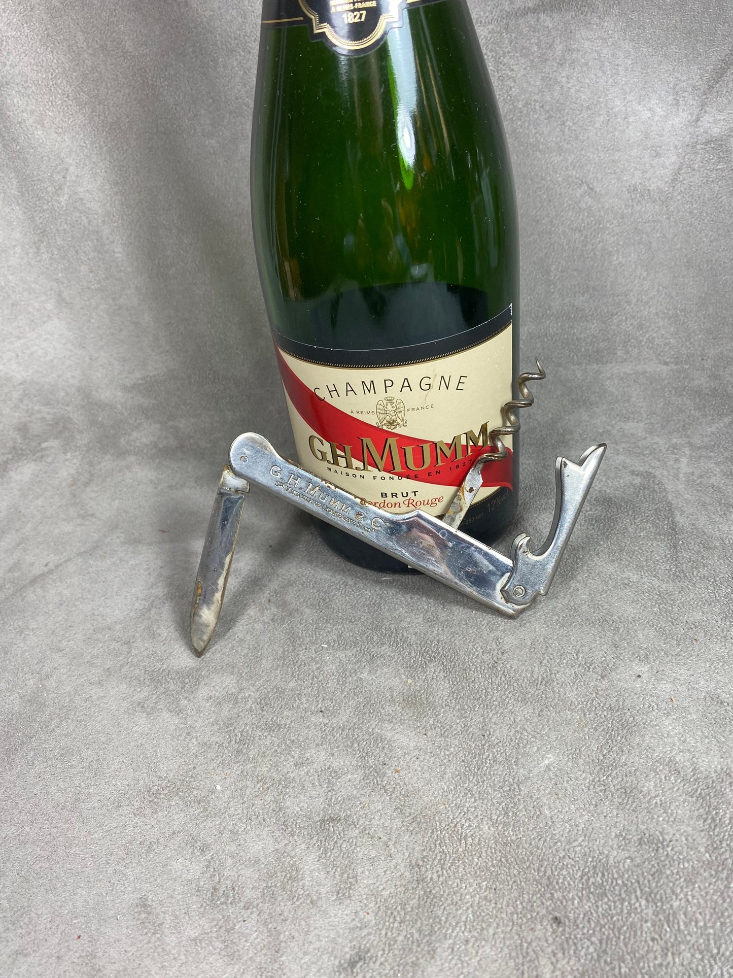 Mumm champagne Décapsuleur, Tire-bouchon en acier vintage Made in France, Wine Collectors, French Wine
