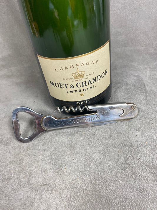 Moet et Chandon  champagne Décapsuleur, Tire-bouchon en acier vintage Made in France, Wine Collectors, French Wine
