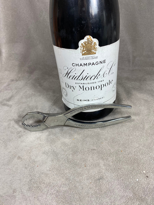 Heidsieck Dry Monopole, Pince à Champagne, Made in France, Vintage