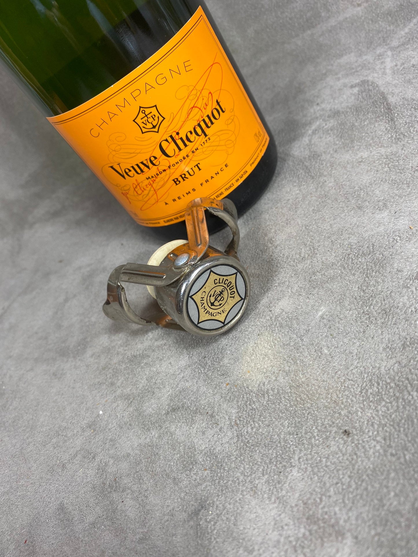 Stopper for opened champagne bottle 1950s Veuve Clicquot Ponsardin