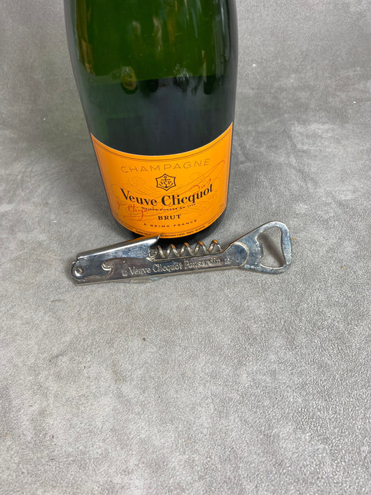 Veuve Clicquot Décapsuleur, Tire-bouchon en acier vintage Made in France, Wine Collectors, French Wine