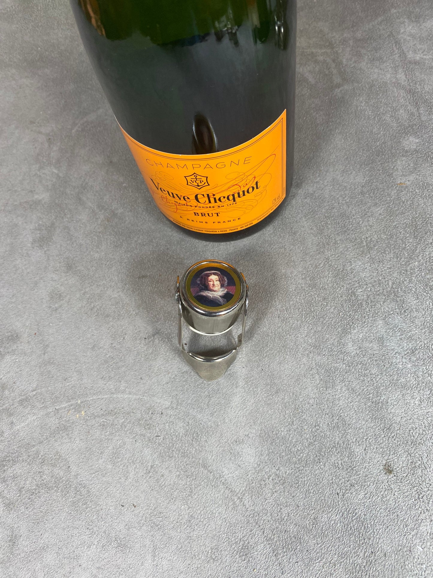 Stopfen für geöffnete Champagnerflasche 1950er Jahre Veuve Clicquot Ponsardin La Grande Dame