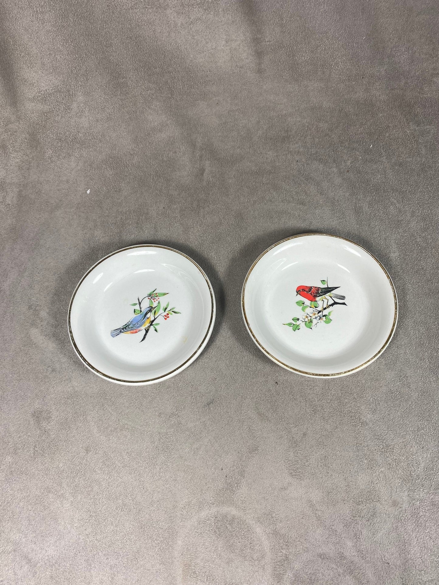 Lot de 2 cendrier vintage en porcelaine champagne Victor Clicquot Cadeau Champagne Made in France