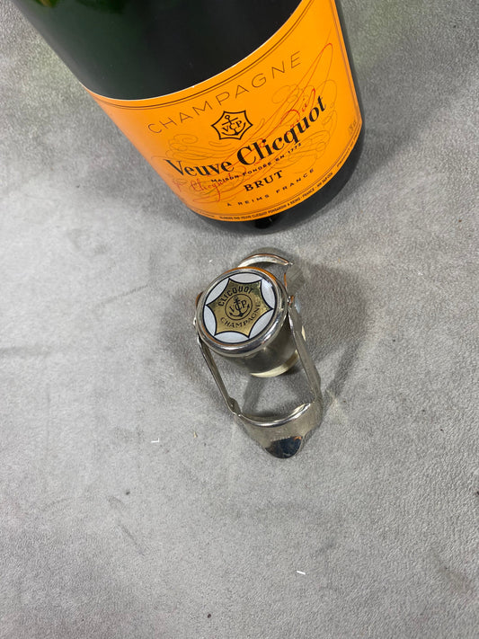 Stopper for opened champagne bottle 1950s Veuve Clicquot Ponsardin