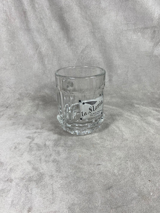 La Slavia vintage glass beer mug Made in France