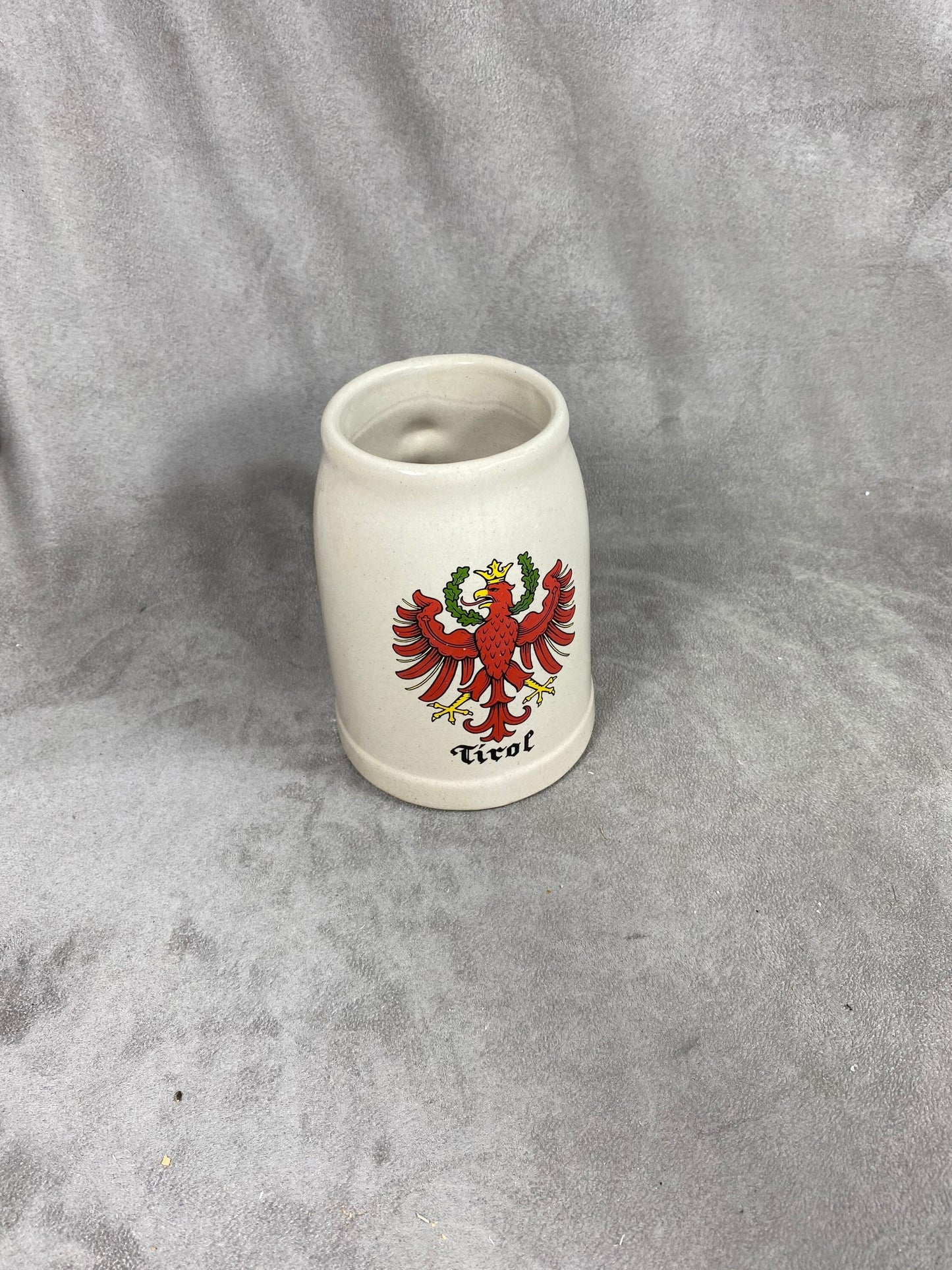Vintage ceramic Tirol beer mug Made in Belgium