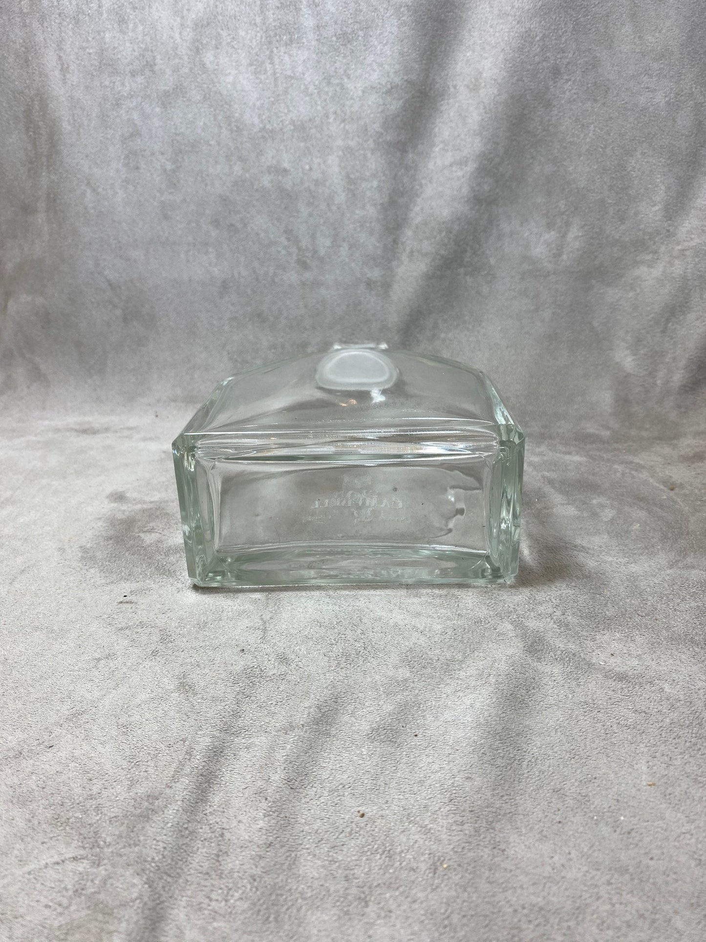 Vintage Clan Campbell whiskey glass decanter made in France