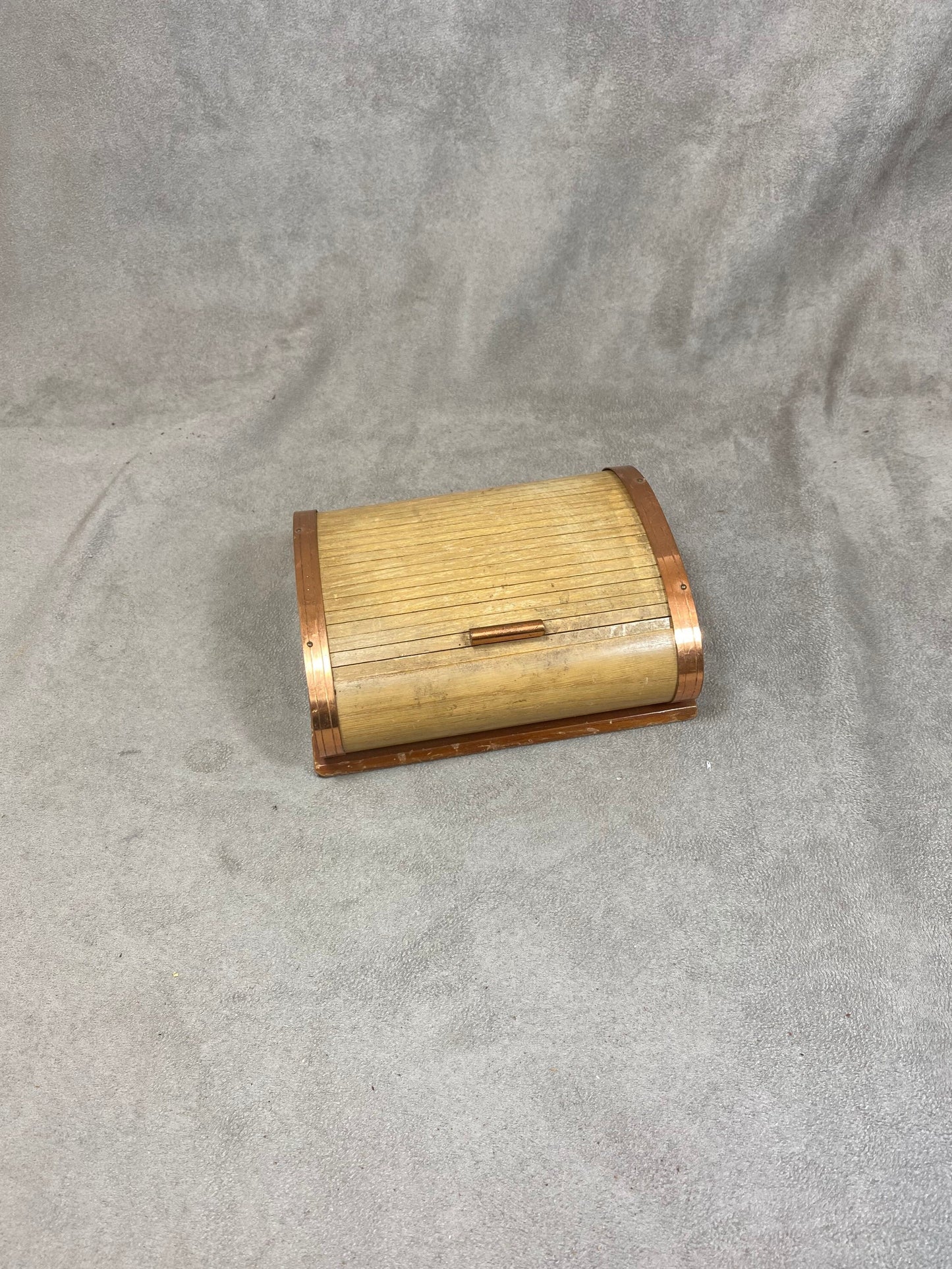 Vintage wooden cigarette box dispenser Made in France