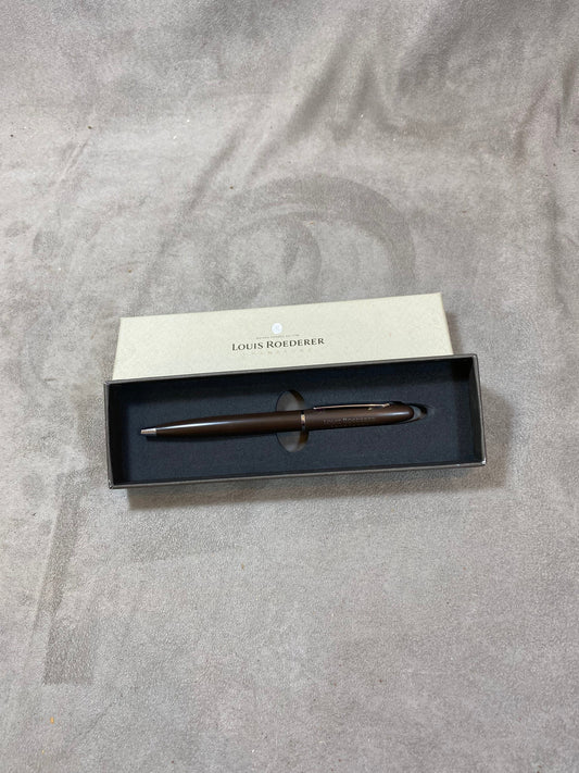 Stylo en acier champagne Louis Roederer  Made in France