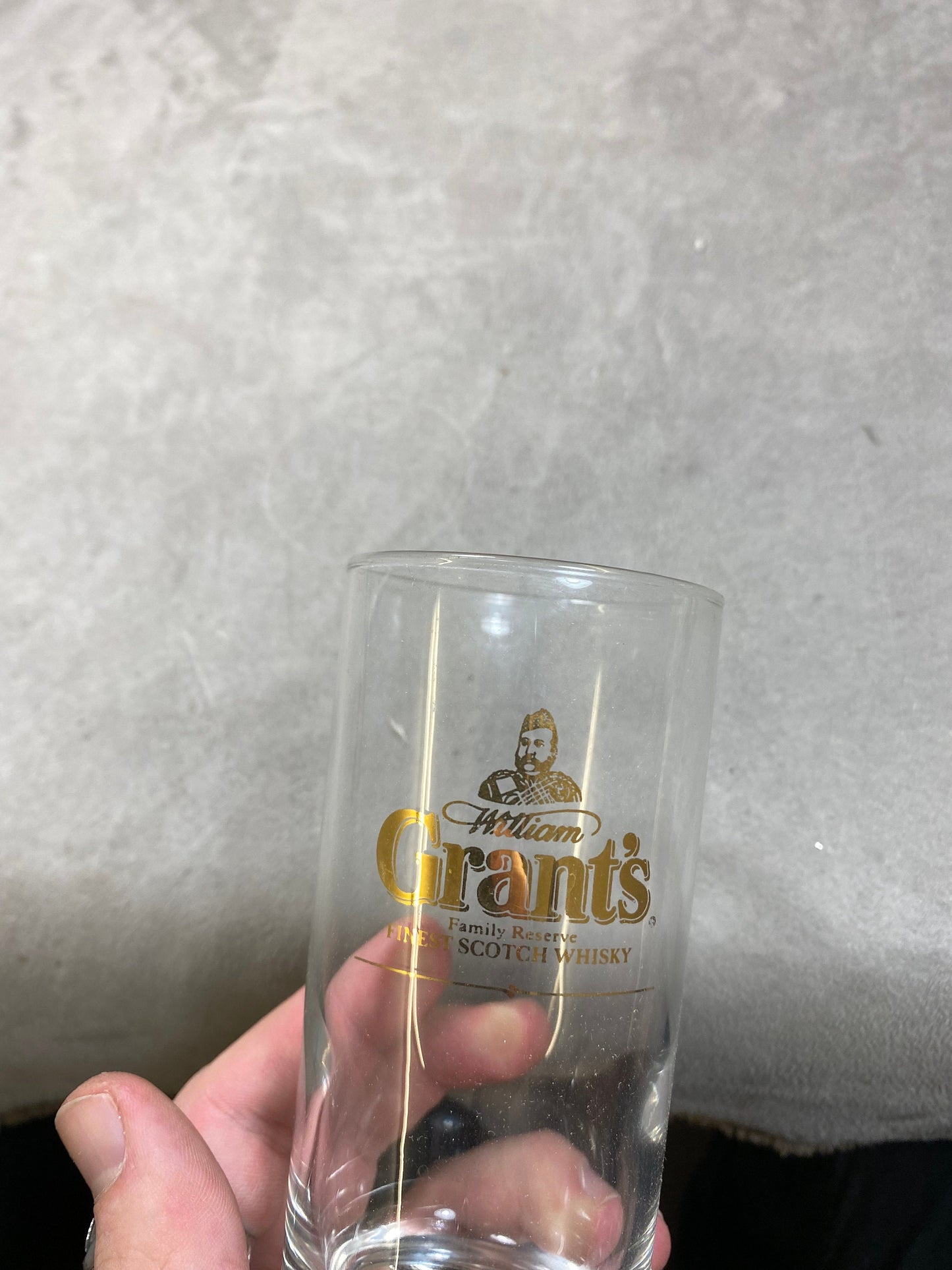 Set of 6 Vintage Grant's Whiskey Glasses