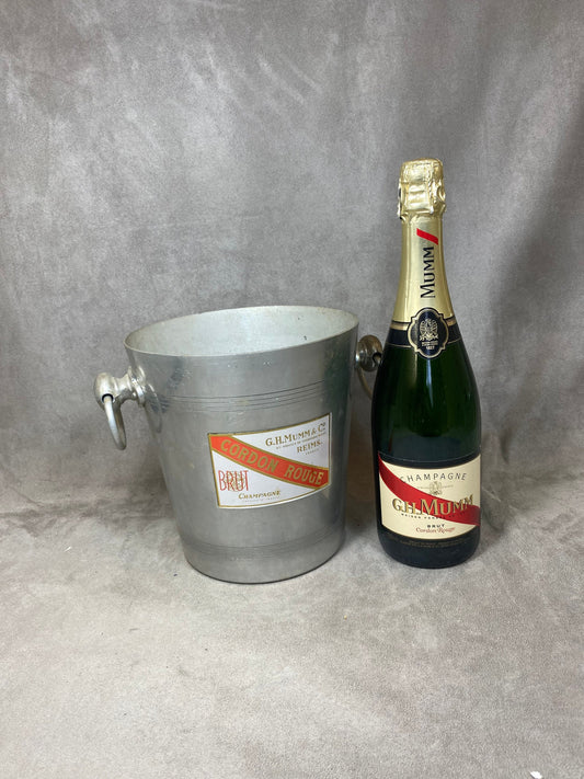 Seau à champagne vintage Mumm Cordon Rouge  Made in France