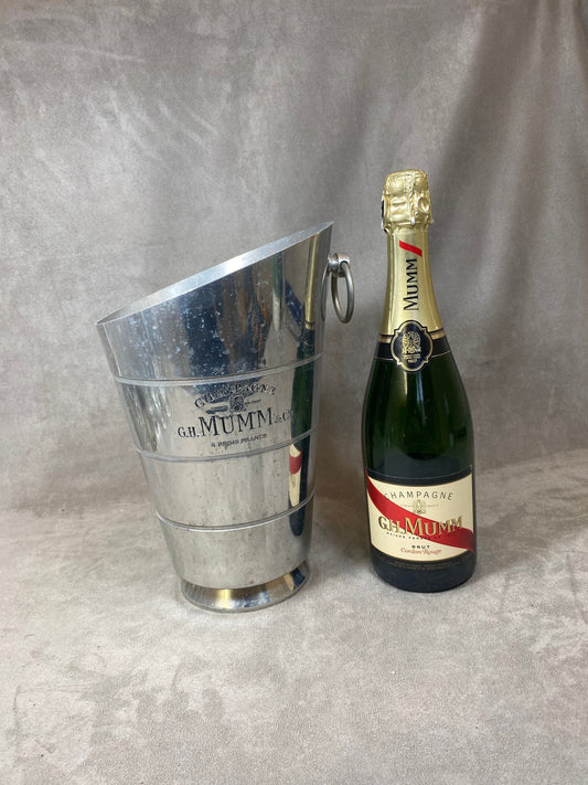 Seau à champagne vintage Mumm Cordon Rouge  Made in France