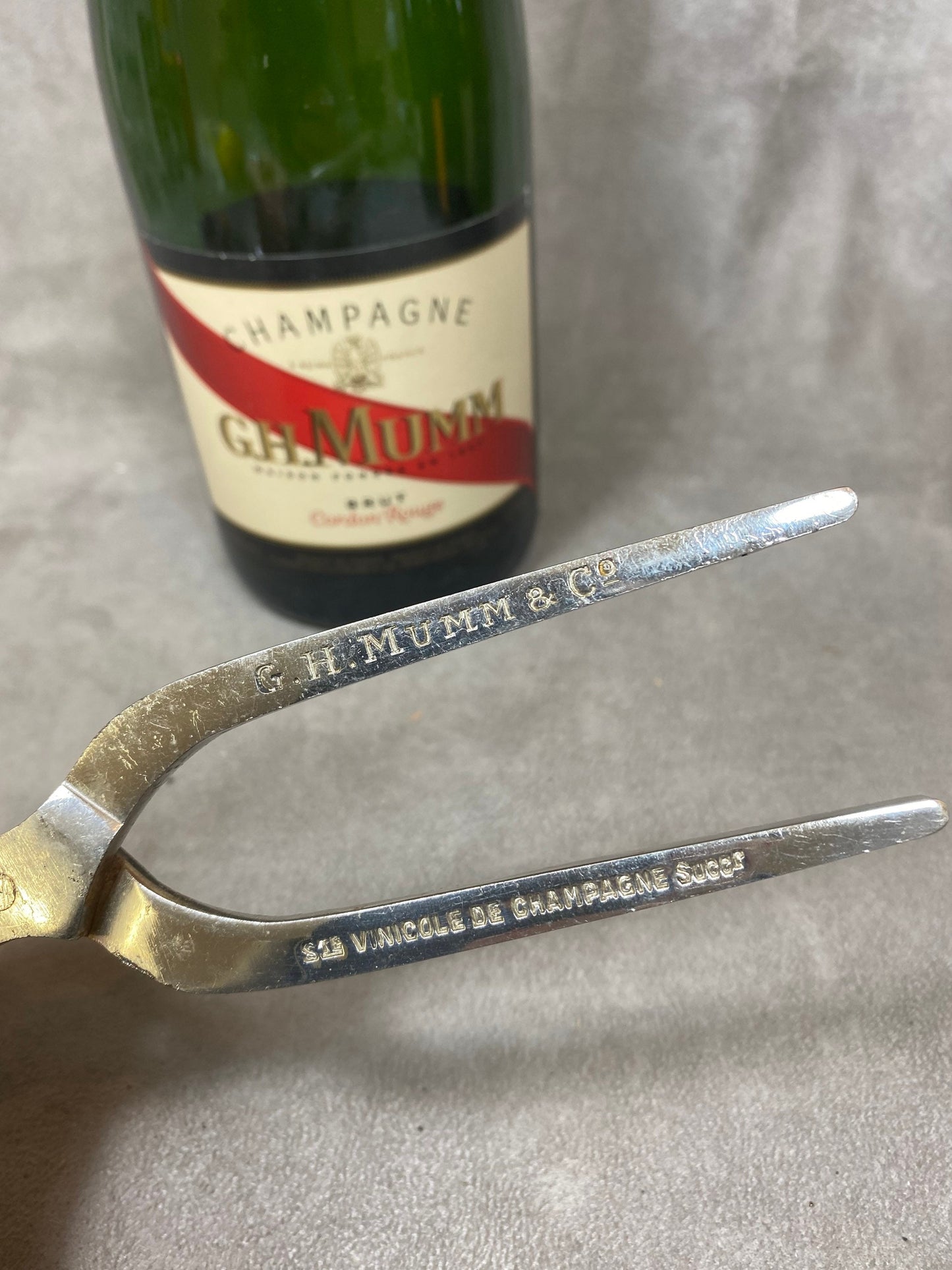 SELTENE MUMM Champagnerzange, Made in France, Vintage