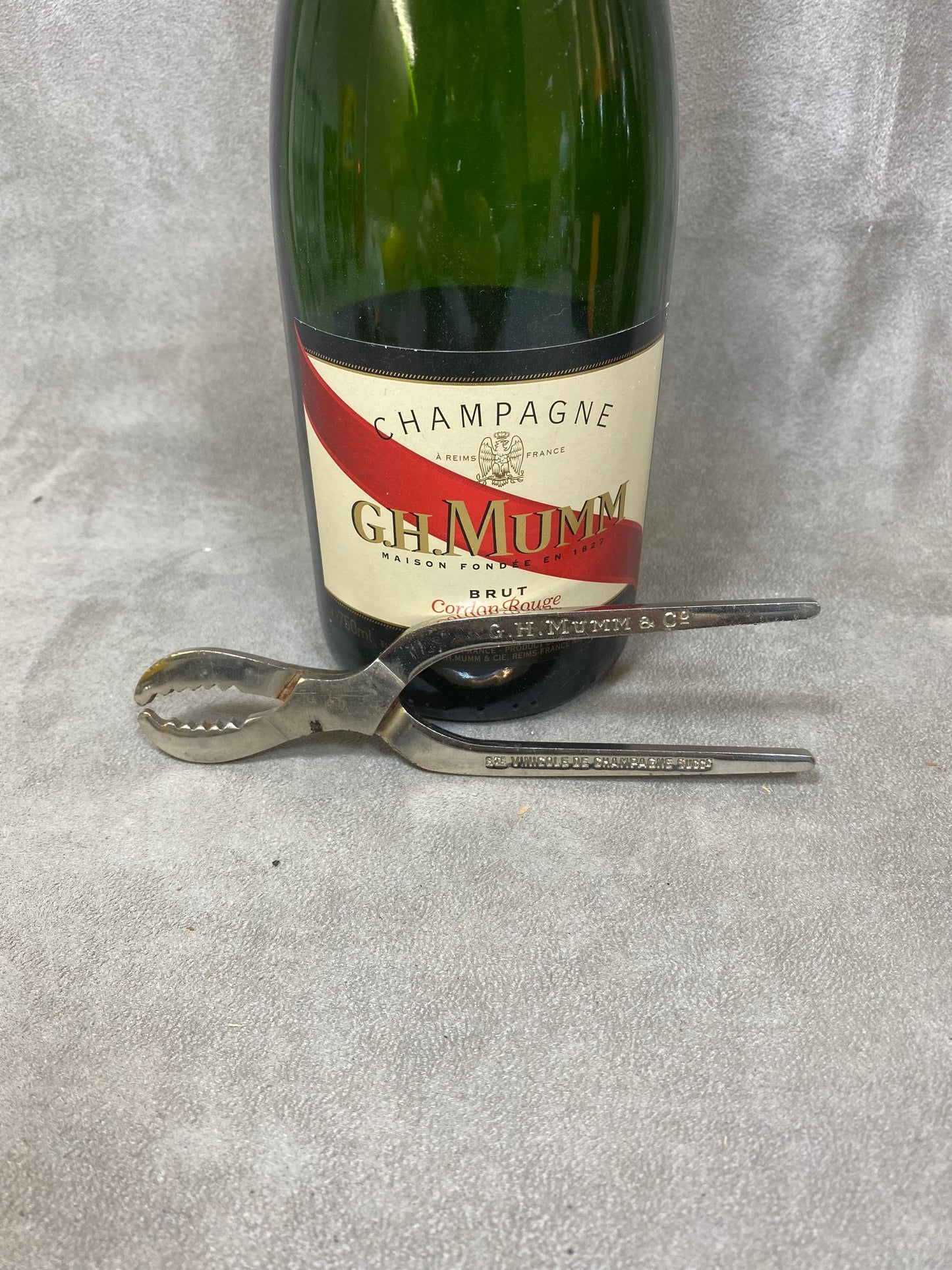 SELTENE MUMM Champagnerzange, Made in France, Vintage