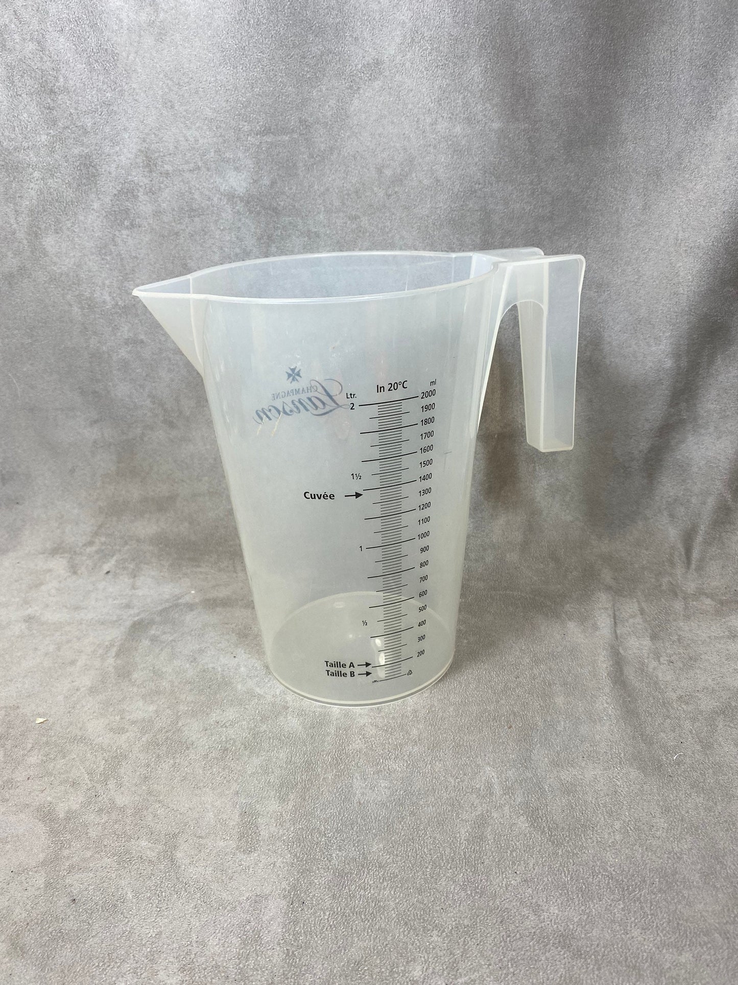 RARE Lanson plastic champagne measuring jug Vintage Lanson Champagne Made in France