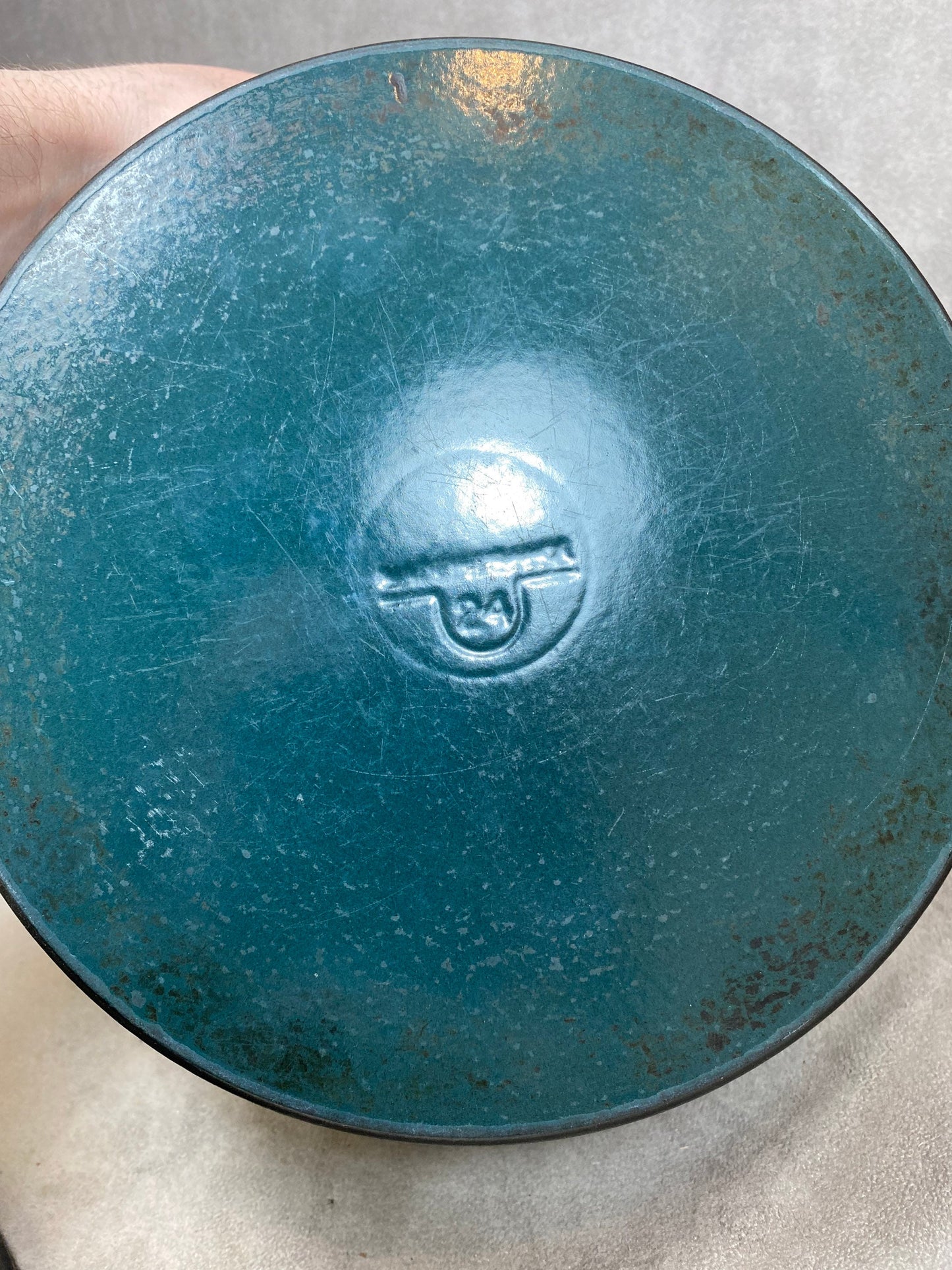 NOMAR Paul Bocuse black enameled cast iron casserole dish, diameter 32 cm, Vintage made in France 1970