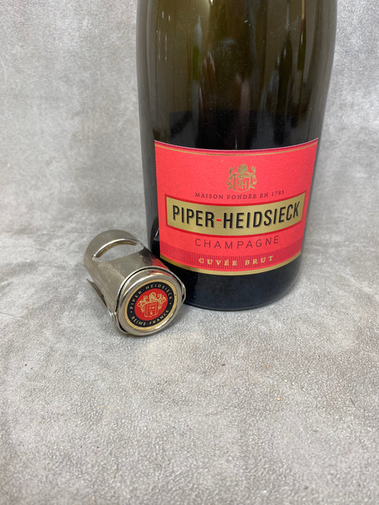 Champagne Piper metal stopper for opened champagne bottles