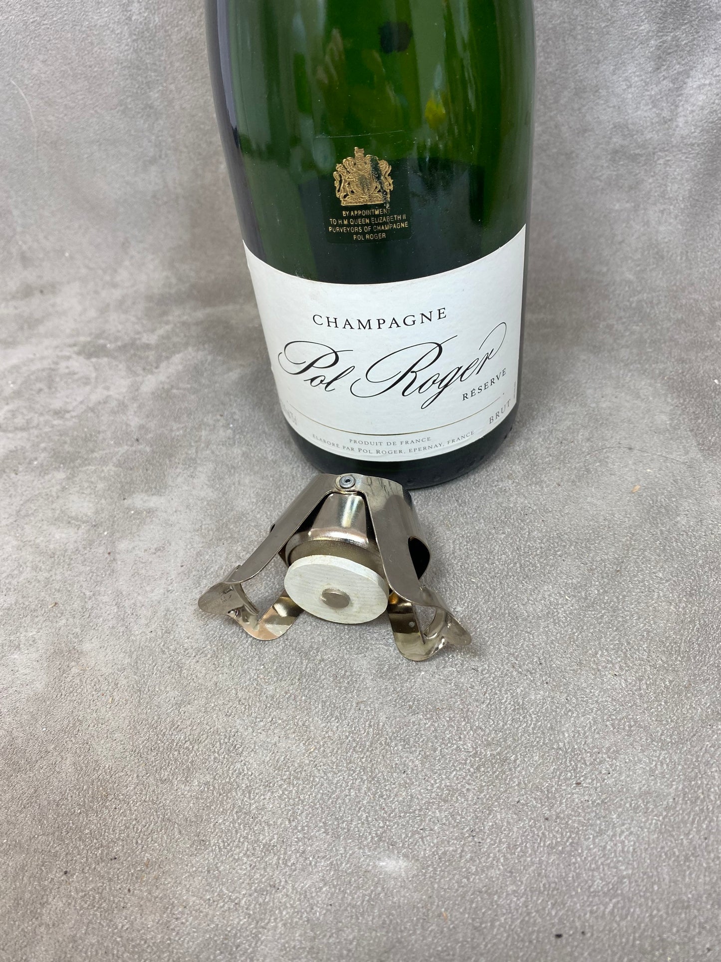 Bouchon stoppeur vintage Pol Roger Années 1970 Made in France