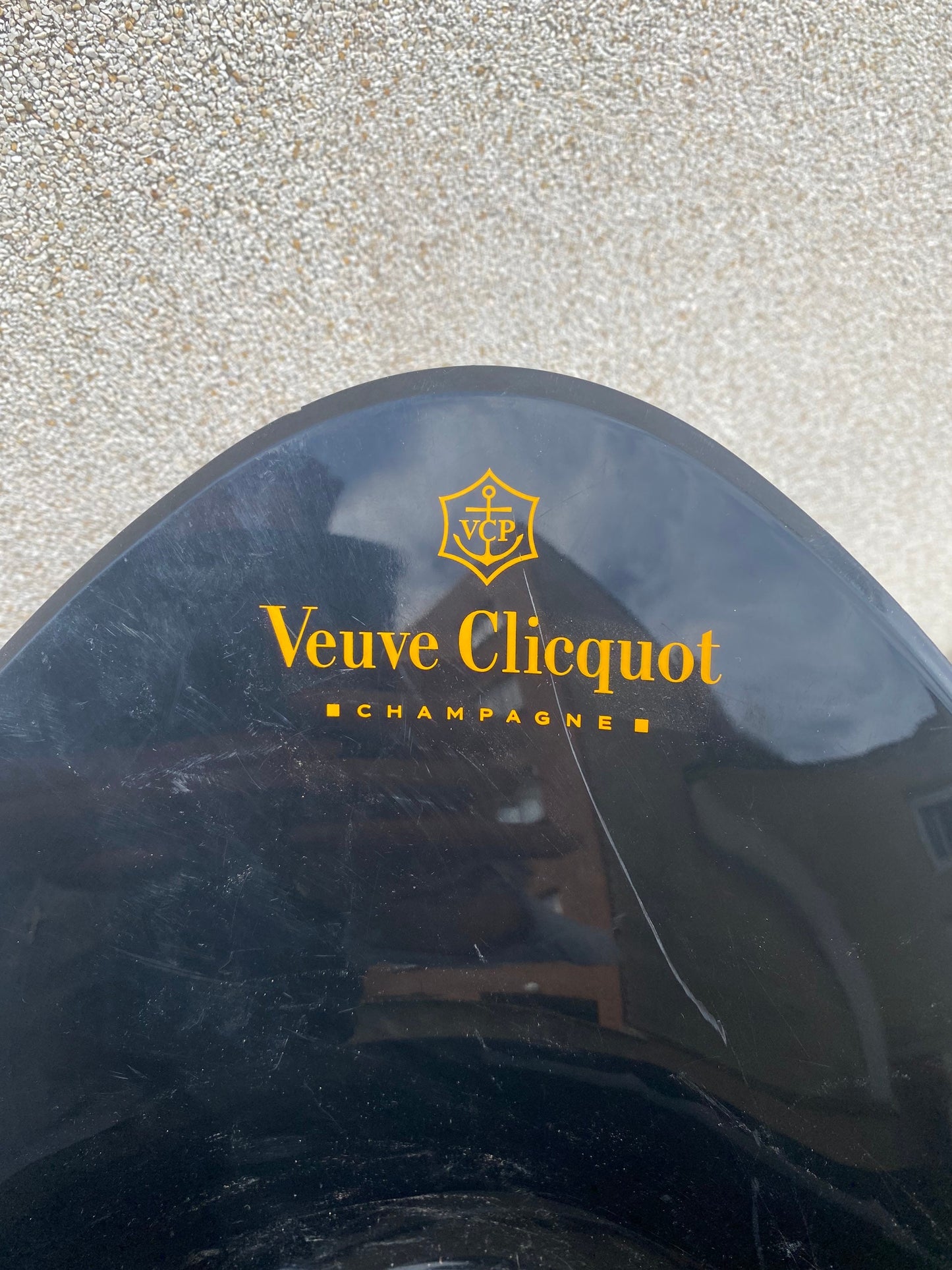 RARE Veuve Clicquot Grande vasque à champagne pour bouteille de champagne Veuve Clicquot, Champagne , Cadeau Champagne Made in France