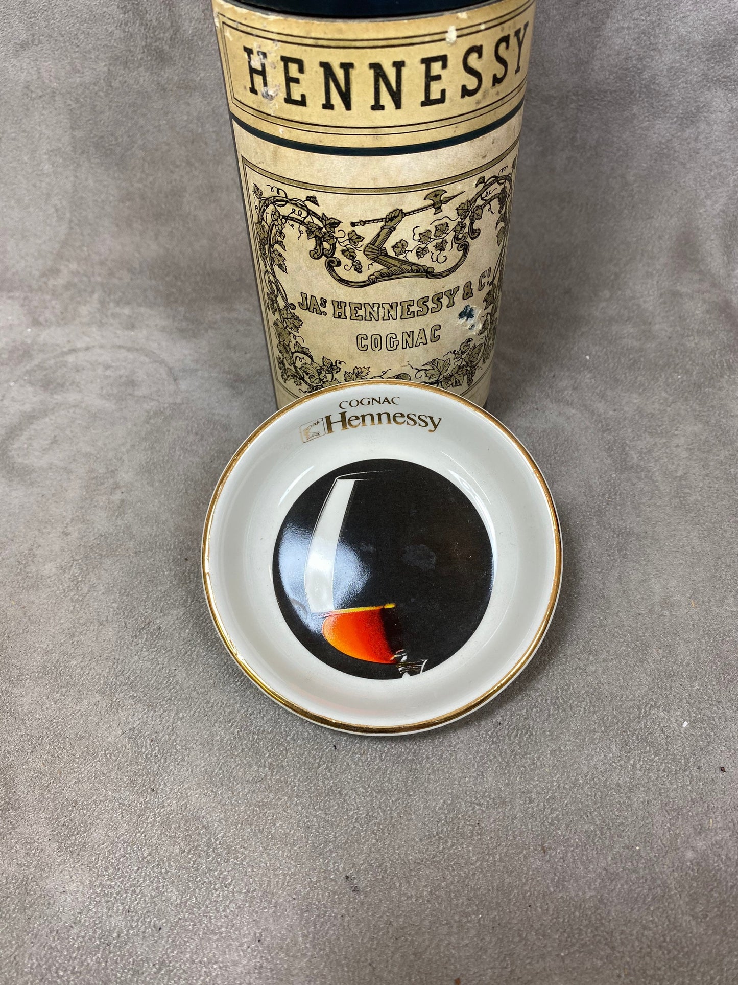 Vintage Hennessy Ceramic Ashtray Made in France