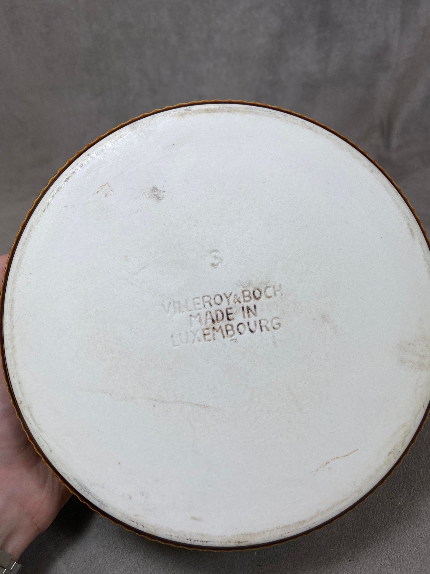 Villeroy&amp;boch ceramic bellows dish Made in Luxembourg