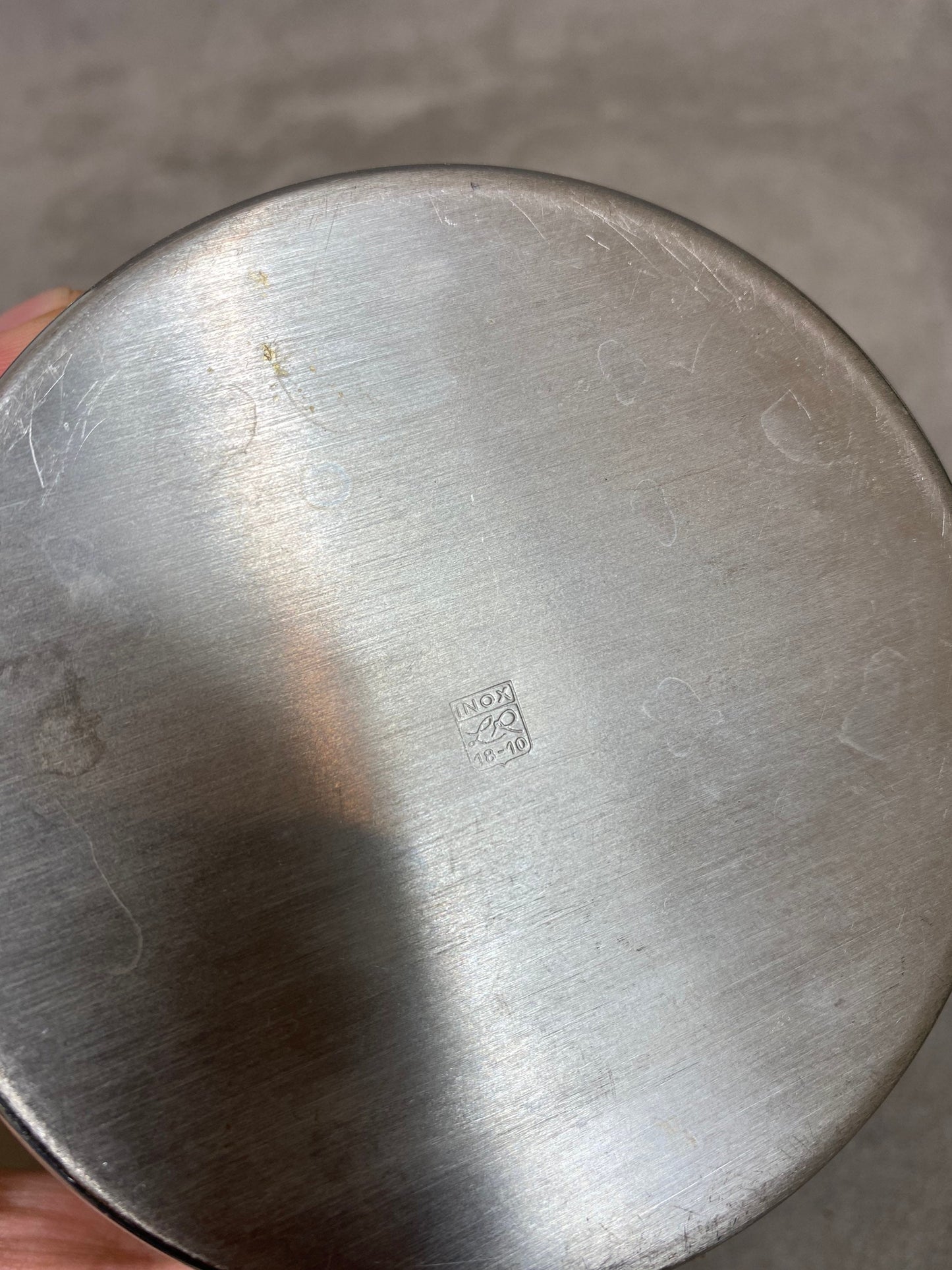 Seau à glaçons en inox par Letang Remy Made in France Années 1970