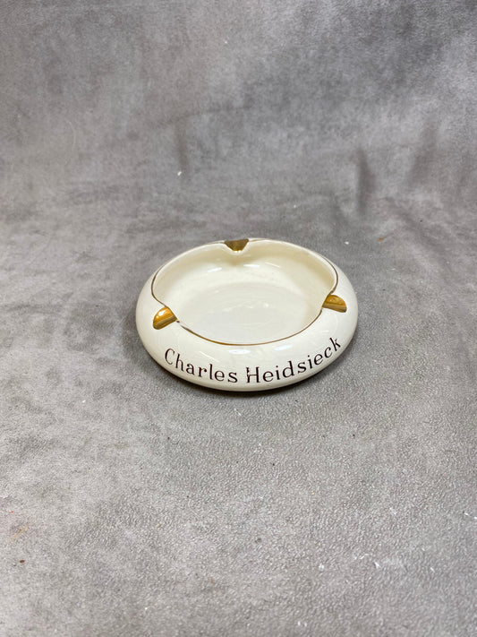 Charles Heidsieck vintage champagne Charles Heidsieck ceramic 1950s