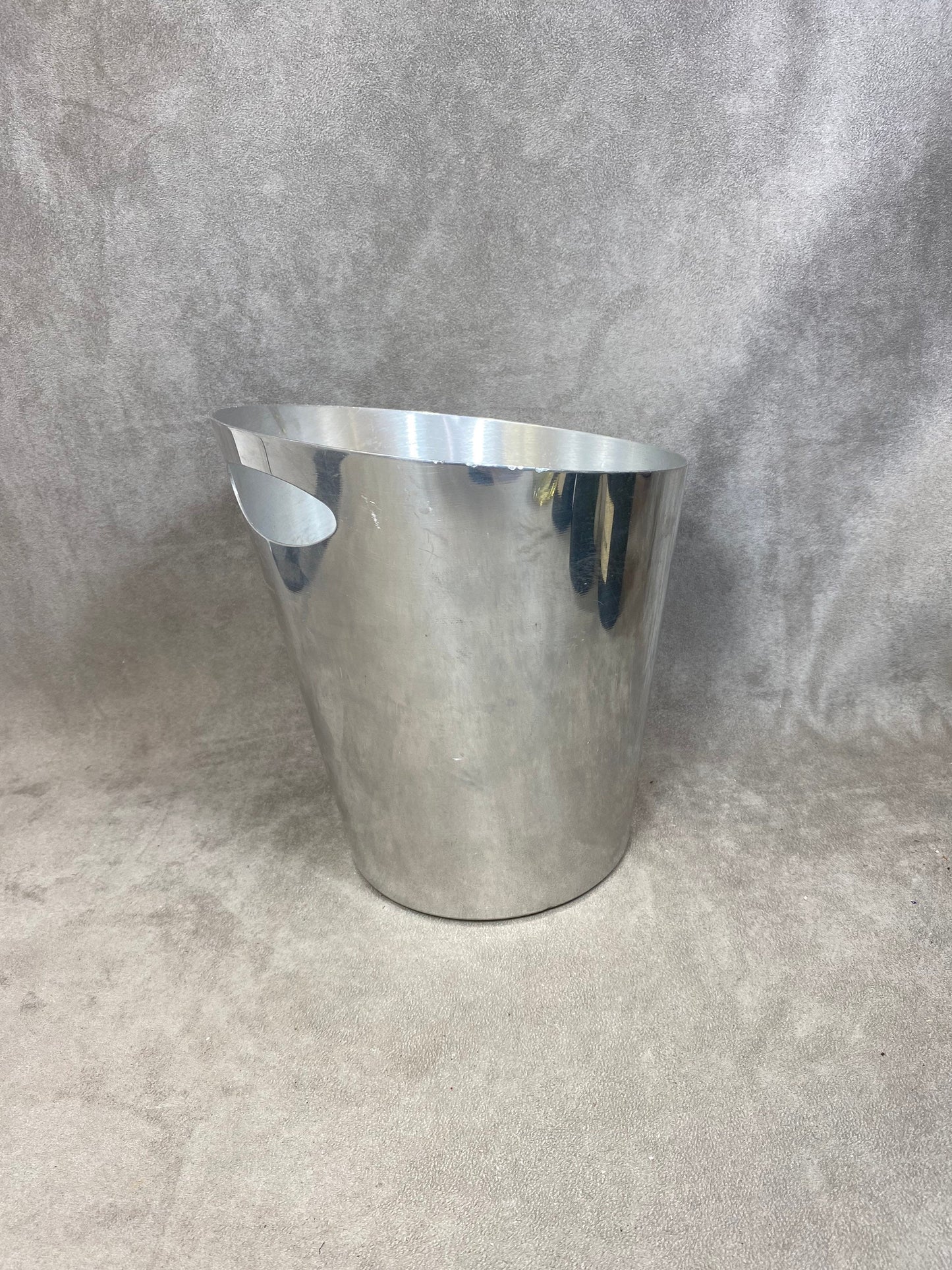 Seau à champagne Jacquart vintage en aluminium Made in france
