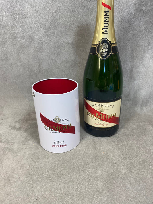 Mumm Cordon Rouge Vintage Pencil Pot Champagne Box Made in France