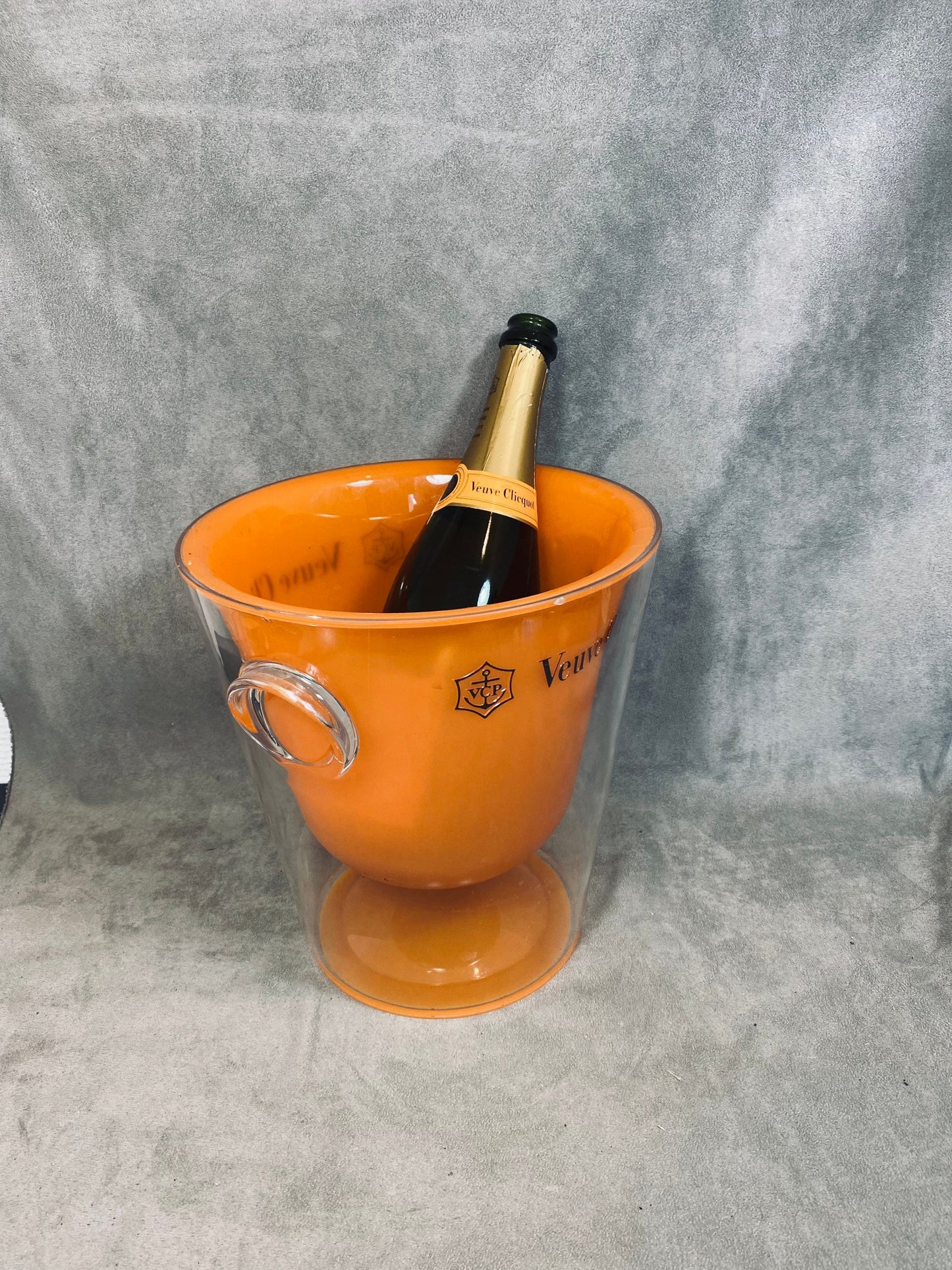 Veuve Clicquot champagne bucket from the Trendy range transparent acrylic champagne bottle Champagne Gift Made in France