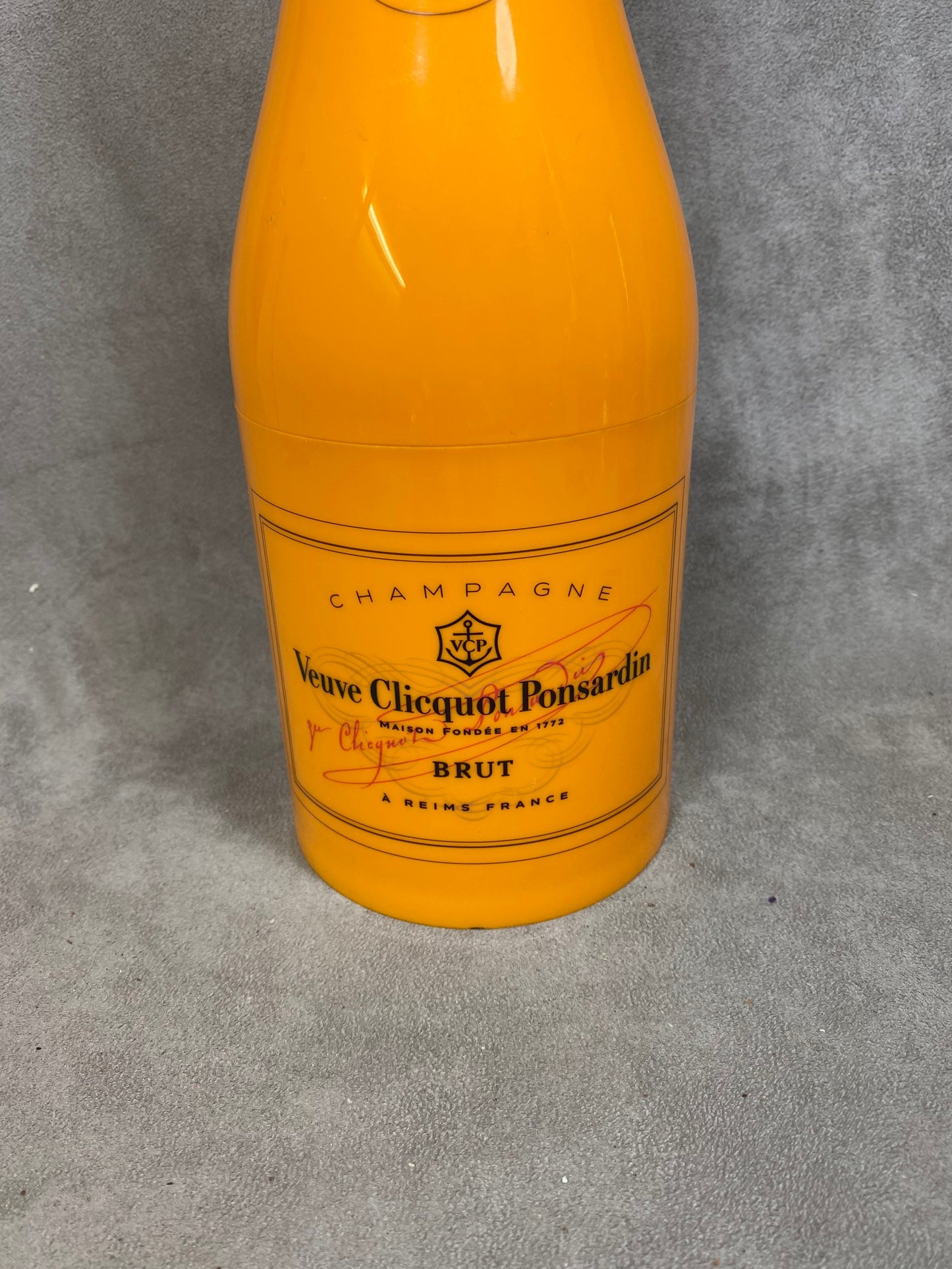 Veuve Clicquot orange bottle case for champagne bottle Veuve Clicquot box, Champagne Gift Champagne Made in France