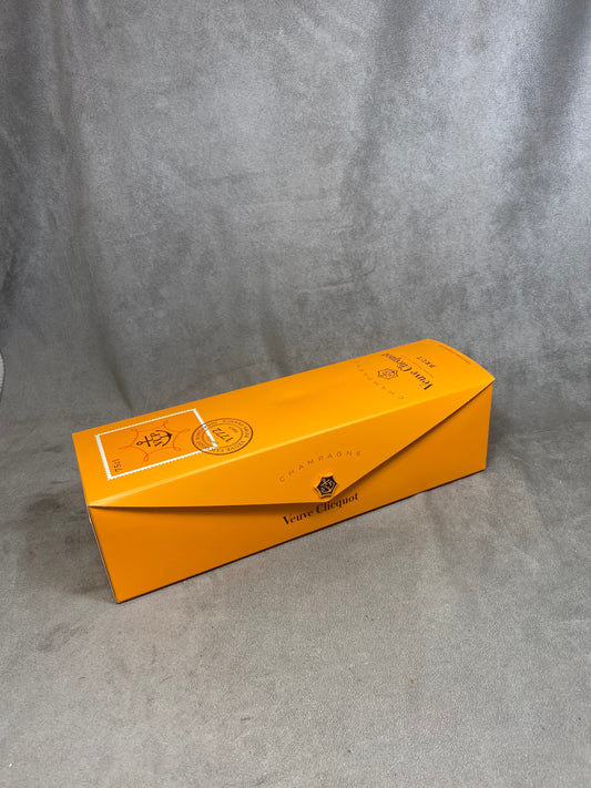 Veuve Clicquot Bottle Holder Champagne Bottle Case in the Shape of a Giant Ponsardin Envelope 1990s