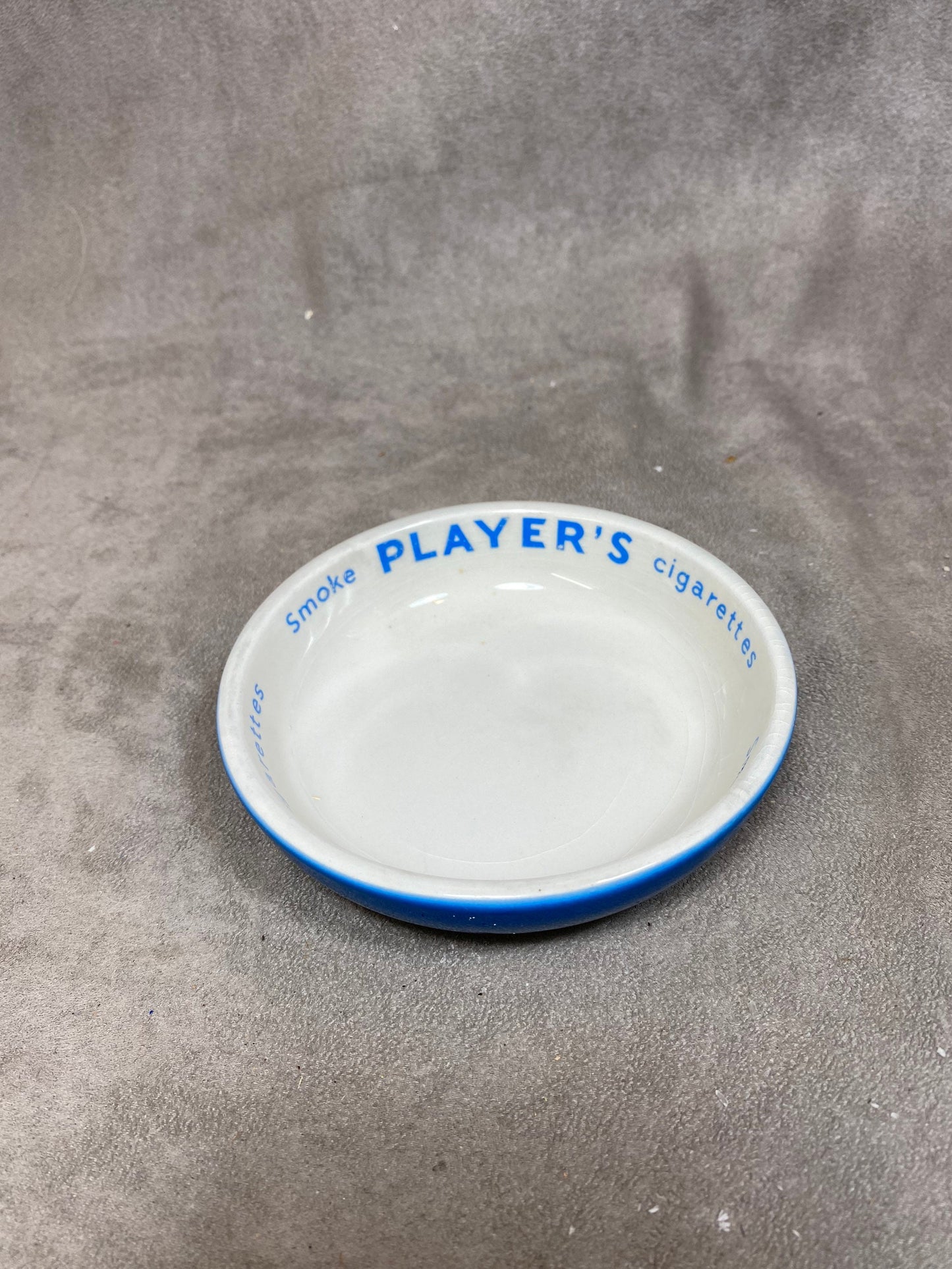 Cendrier en Porcelaine, Player's cigarettes, par Empire Porcelain Company, Made in England, Vintage 1980