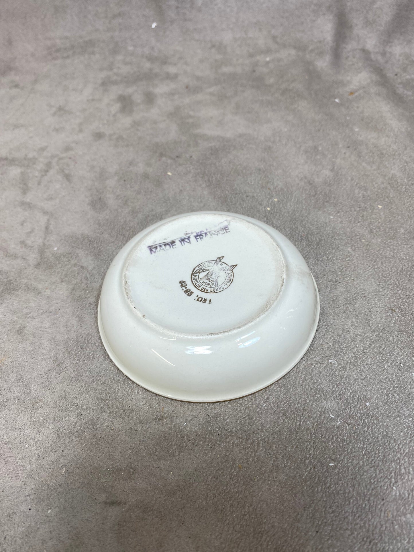 POMMERY champagne ashtray, French porcelain